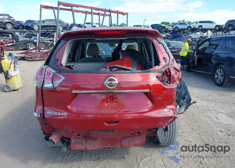 2016 Nissan Rogue Sv z USA, uszkodzony, nr VIN KNMAT2MT9GP621959